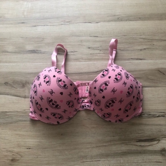 Juicy Couture Pink Logo Bra - Picture 2 of 6
